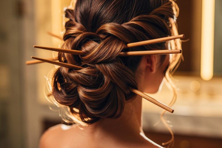 Coraz więcej osób układa włosy za pomocą pałeczek do sushi, fryzjerzy tłumaczą, dlaczego to działa