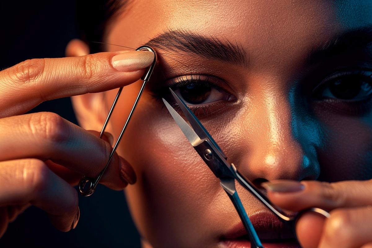 Ludzie zaczynają ostrzyc brwi agrafką, wizażyści zdradzają sekret